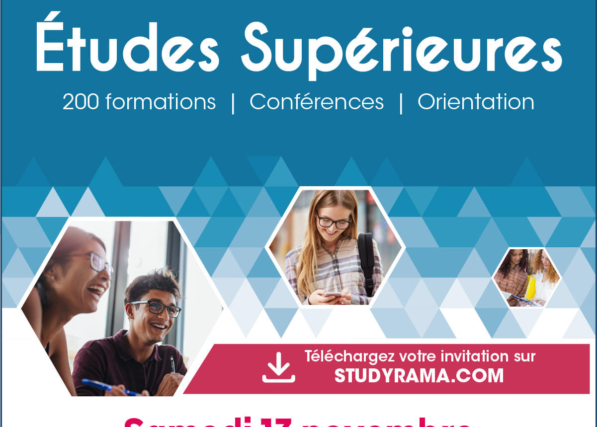 Salon Studyrama du 13 novembre 2021 à LAVAL - Venez nombreux !!! -  AgriCampus Laval